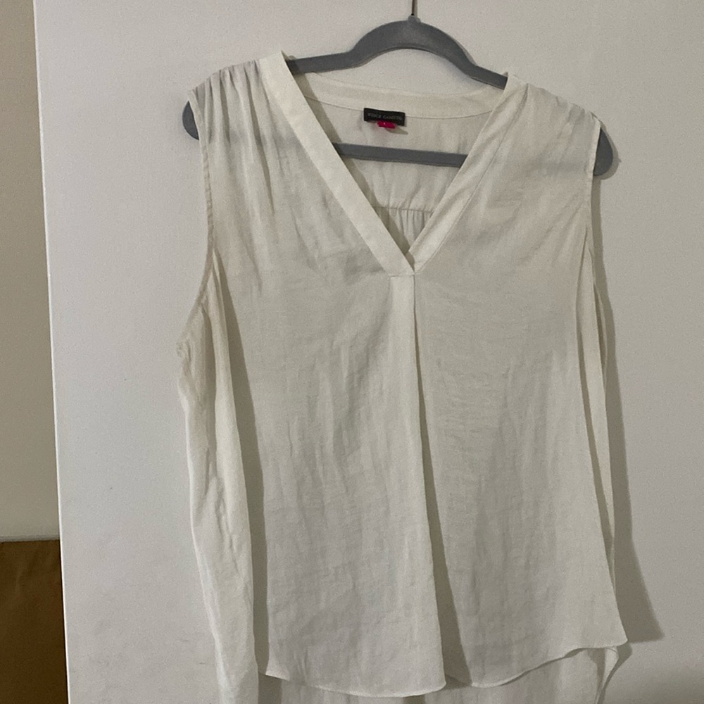 Vince Camuto white tank top blouse